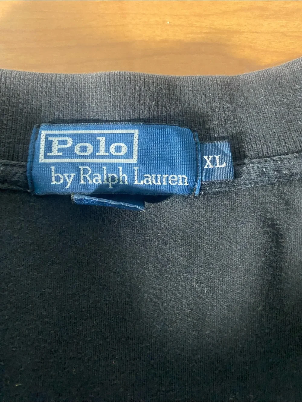 Ralph Lauren Men's Black Polo with Red Pony Logo